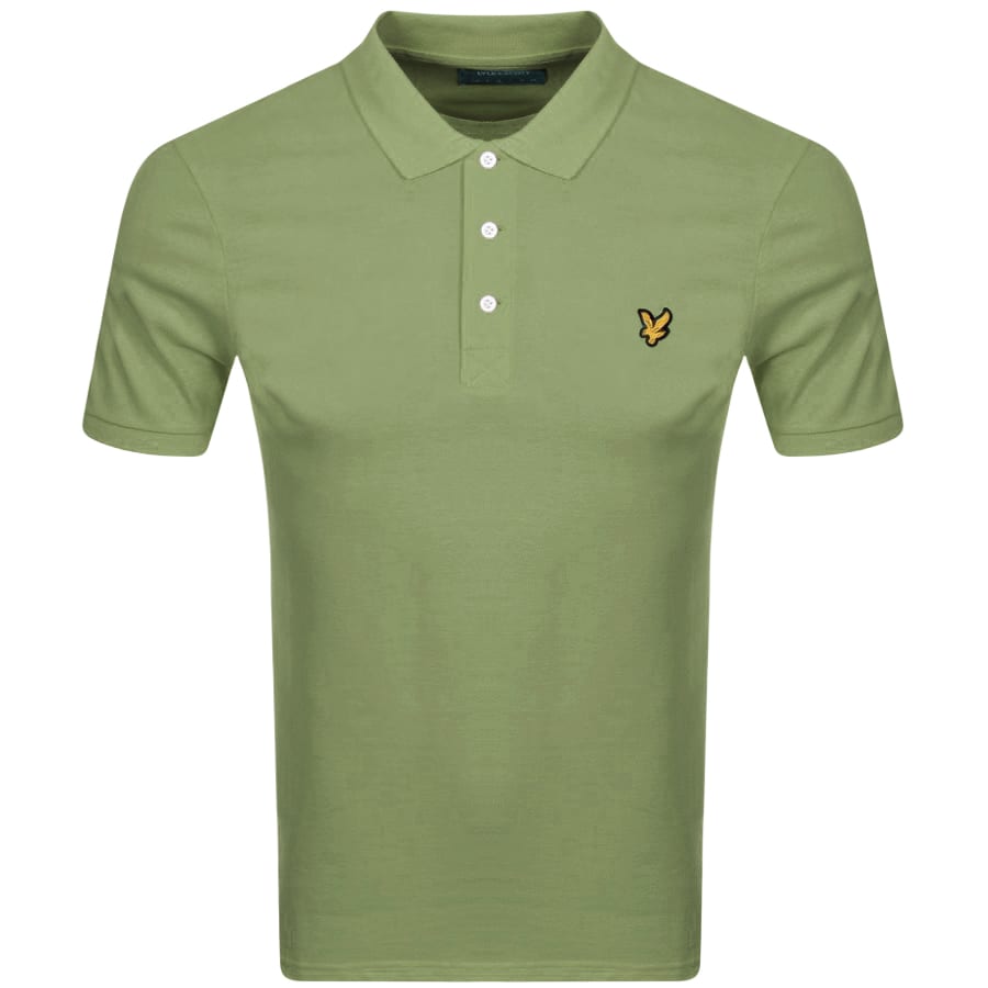 Alternative Image for ProductLyle And Scott Short Sleeved Polo T Shirt Green1